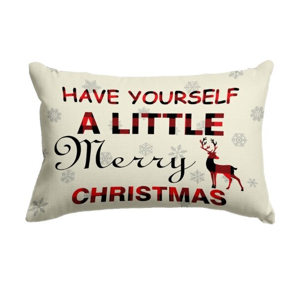 Fata perna bumbac 100% , Club Cotton, 50x70 cm, Yule