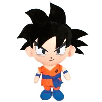 Jucarie de plus Dragon Ball - Super Goku, par negru, multicolor, inaltime 24 cm Jucarie de plus Dragon Ball - Super Goku, par negru, multicolor, inaltime 24 cm