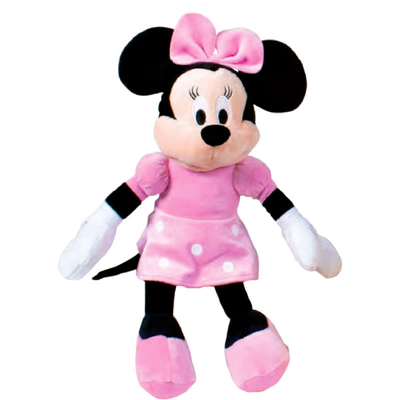 Jucarie de plus Minnie Mouse, multicolor, inaltime 28 cm