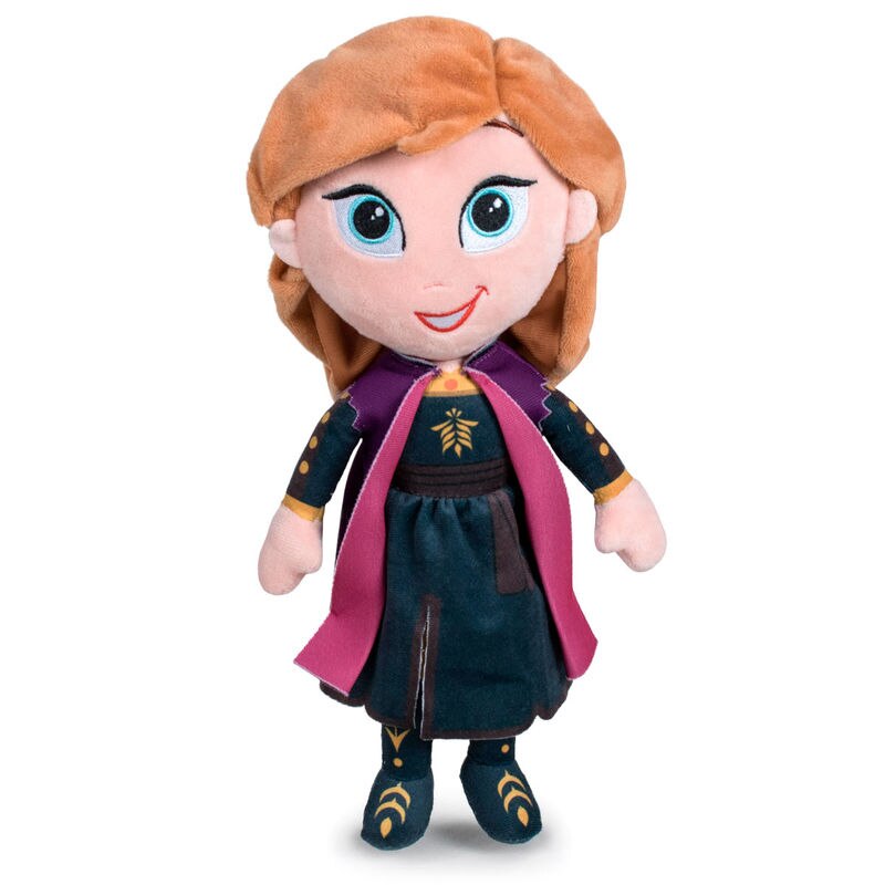 Jucarie de plus Disney - Frozen 2 - Anna, multicolor, inaltime 30 cm