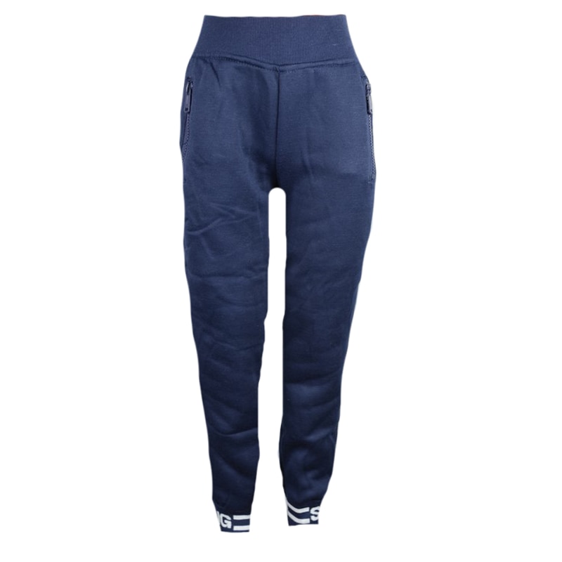 Pantaloni sport captusiti pentru baieti Happy House WB-2722-3, Bleumarin