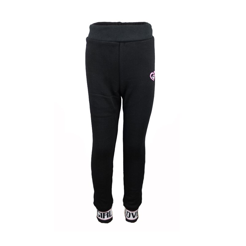 Pantaloni sport imblaniti pentru fete Happy House WB-2719, Negru
