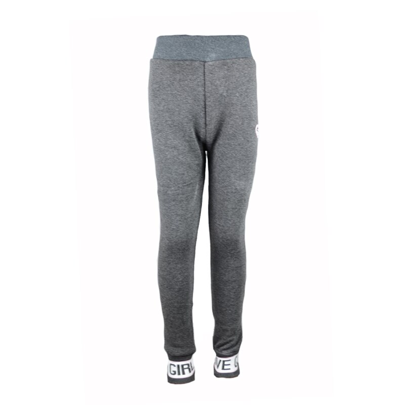 Pantaloni sport imblaniti pentru fete Happy House WB-27198, Gri, 164 cm