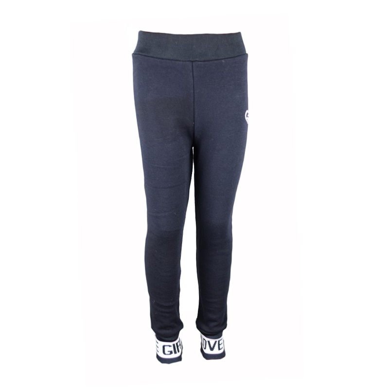 Pantaloni sport imblaniti pentru fete Happy House WB-27199, Bleumarin