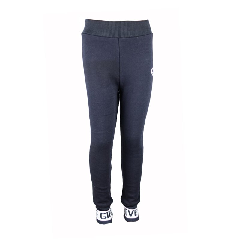 Pantaloni sport imblaniti pentru fete Happy House WB-27199, Bleumarin, 164 cm