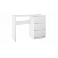 birou de scris 76x90x50 cm - alb lucios 3 sertare imagen 5_0_
0