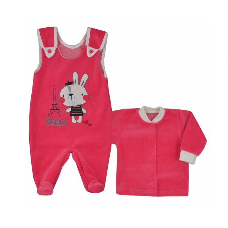 Compleu 2 piese pentru fete Koala Dookola Swiata 05-091, Rosu