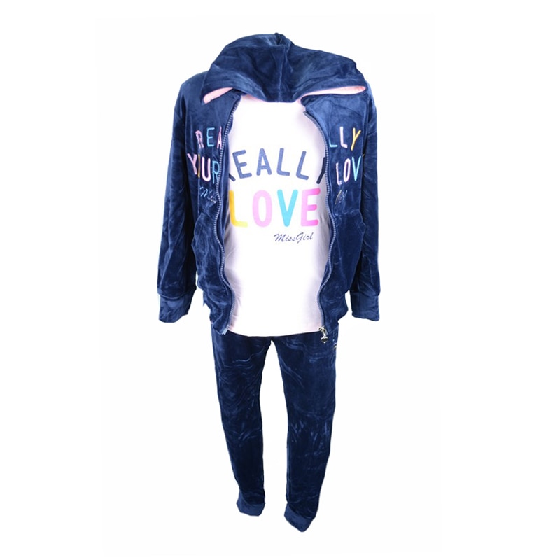 Trening 3 piese pentru fete Happy House WB-26912, Multicolor