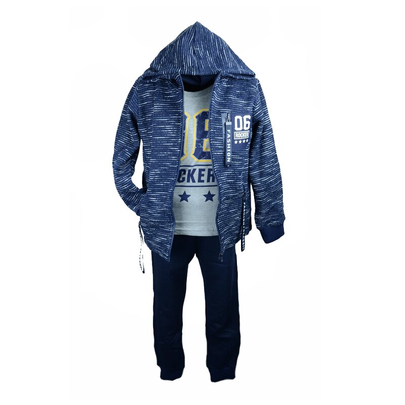 Trening 3 piese pentru baieti Happy House JF-1771, Multicolor