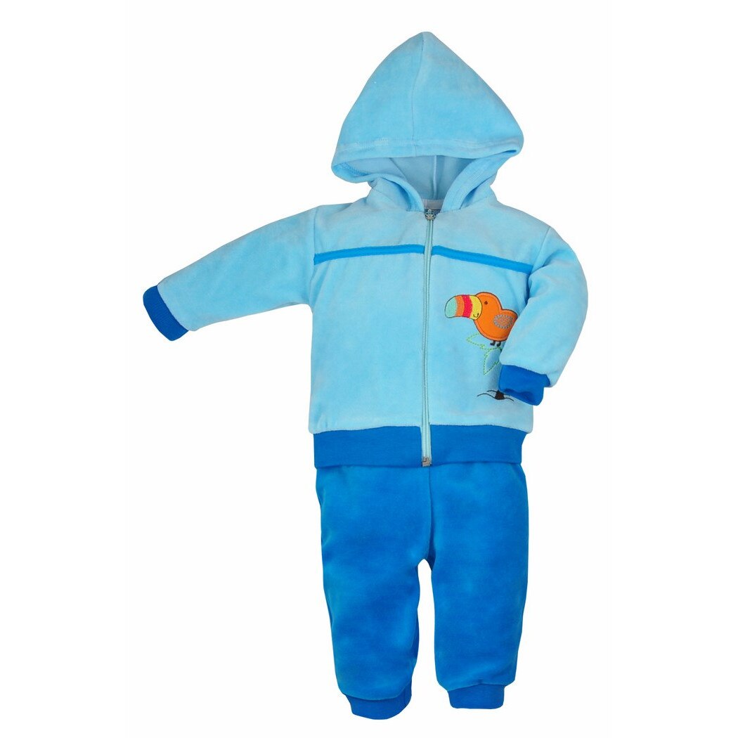 Compleu 2 piese pentru baieti Koala Kakadu 3255-A, Albastru, 62 cm