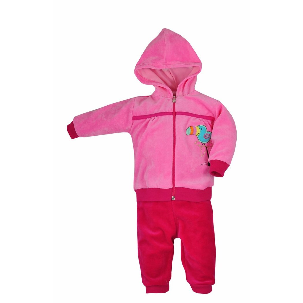 Compleu 2 piese pentru fete Koala Kakadu 3255-R, Roz, 62 cm