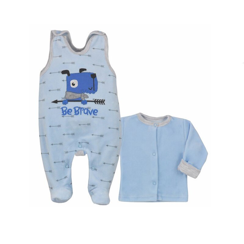 Compleu 2 piese pentru baieti Koala Strzalka 04-876A, Albastru