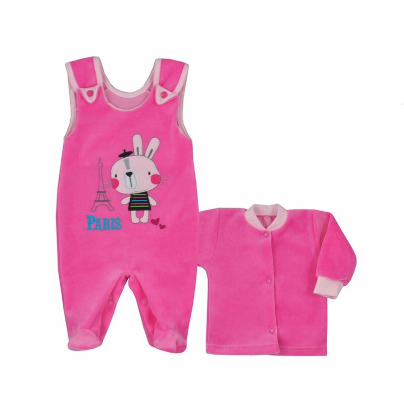 Compleu 2 piese pentru fete Koala Dookola Swiata 05-091F, Fucsia, 80 cm