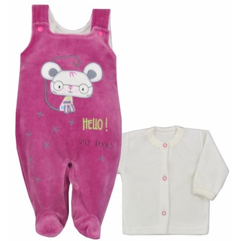 Compleu 2 piese pentru fete Koala Hello 04-846M, Mov Compleu 2 piese pentru fete Koala Hello 04-846M, Mov