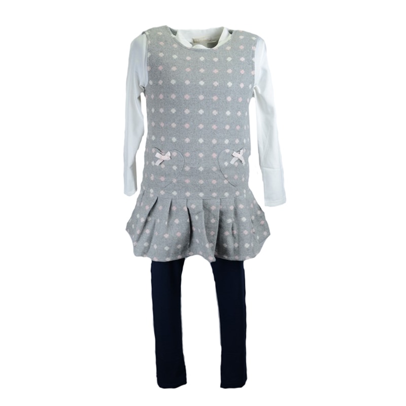 Compleu 3 piese pentru fete Happy House HH75, Multicolor