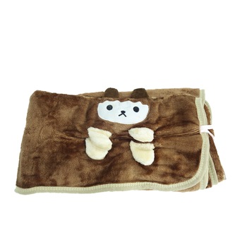 Paturica pentru bebelus cocolino cu animal, model ursulet, 95 cm Paturica pentru bebelus cocolino cu animal, model ursulet, 95 cm