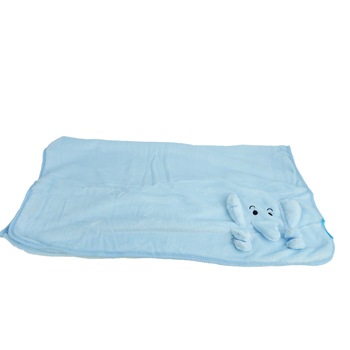 Paturica pentru bebelus cocolino cu animal, model elefant, 95 cm Paturica pentru bebelus cocolino cu animal, model elefant, 95 cm