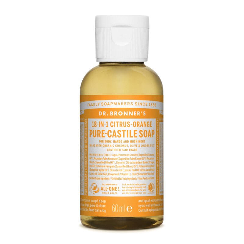 Dr. Bronner’s, Sapun Organic cu Ulei Esential de Citrice, 60 ml