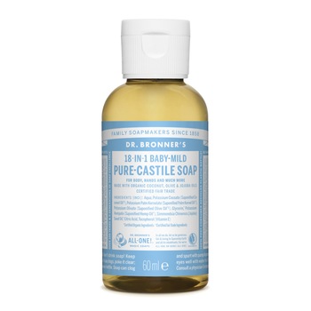 Sapun organic pentru copii, inodor, Dr. Bronner's, 60 ml Sapun organic pentru copii, inodor, Dr. Bronner's, 60 ml