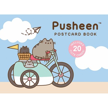 Carte postala-Pusheen, Multicolor, Carte postala, Carton Carte postala-Pusheen, Multicolor, Carte postala, Carton