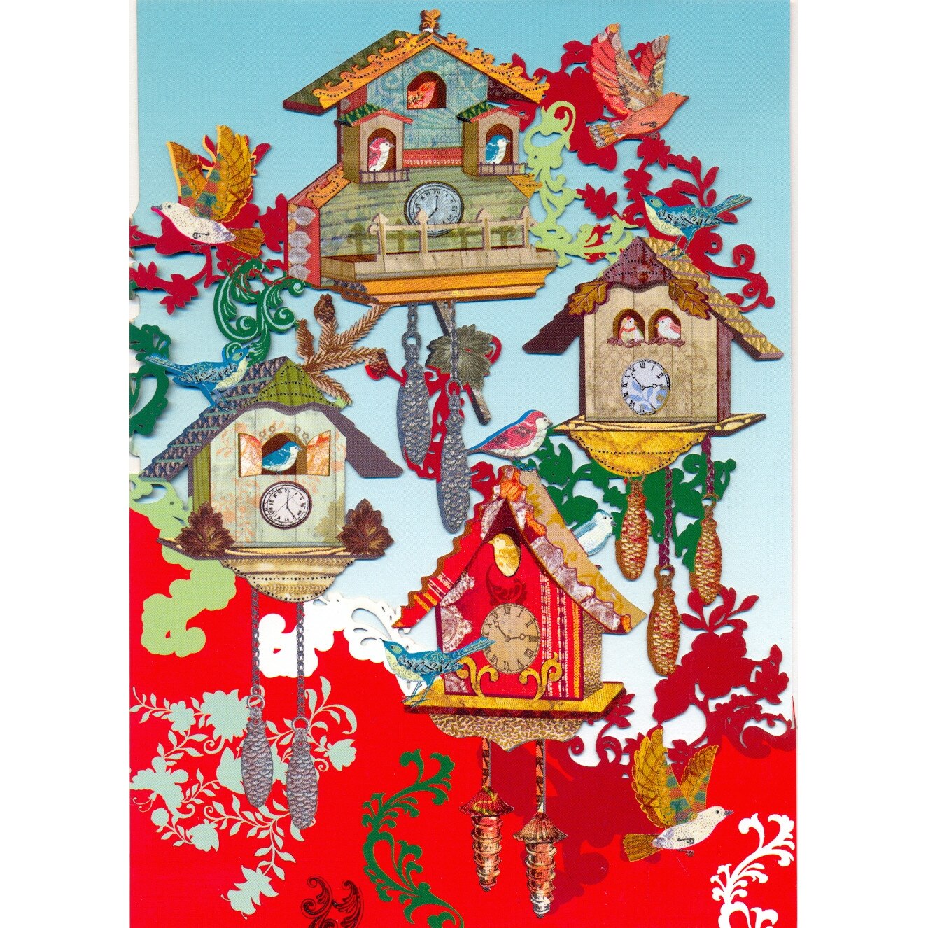 Felicitare - Cuckoo, Multicolor, Standard, Carton