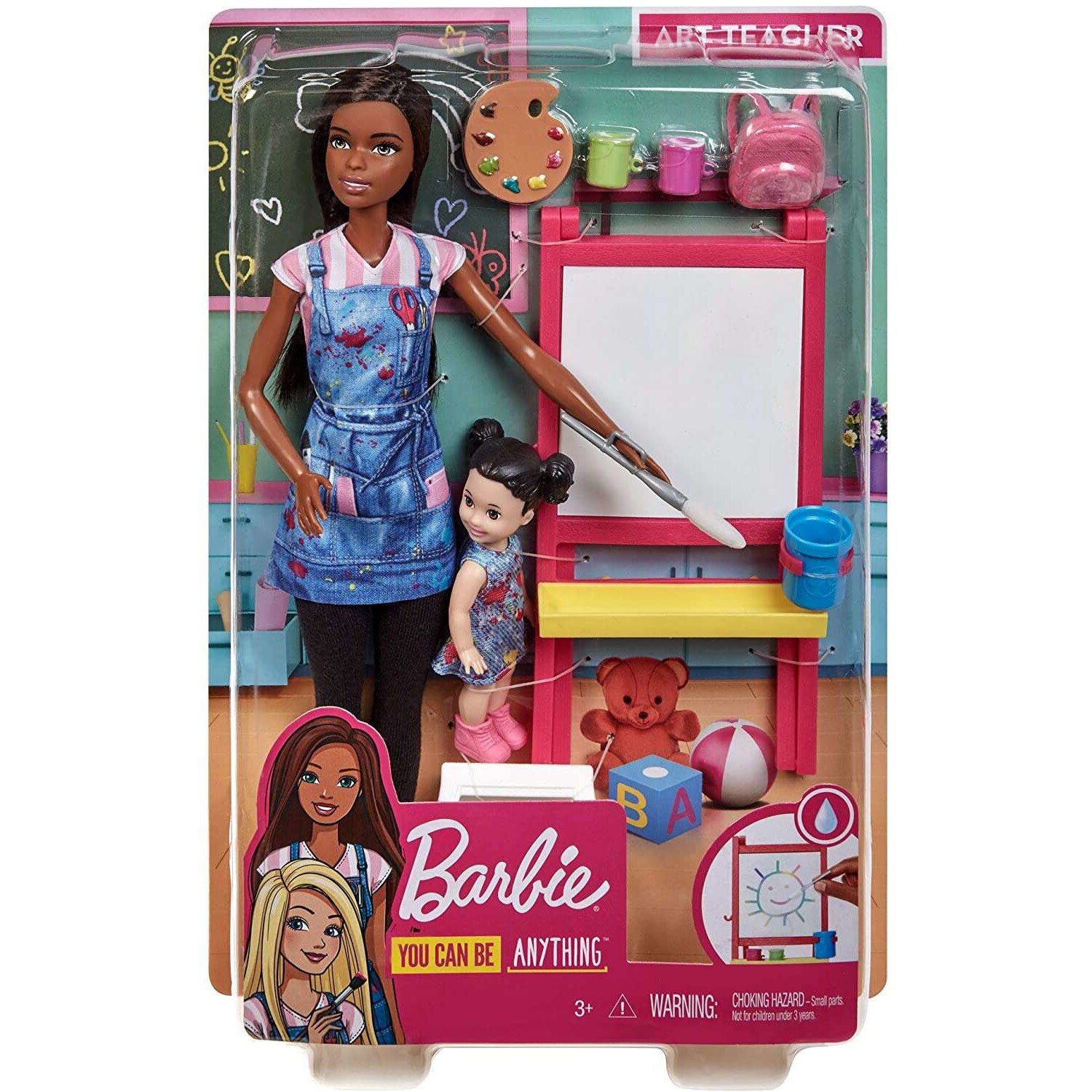 Set de joaca Barbie You can be - Barbie Profesoara de pictura, cu accesorii
