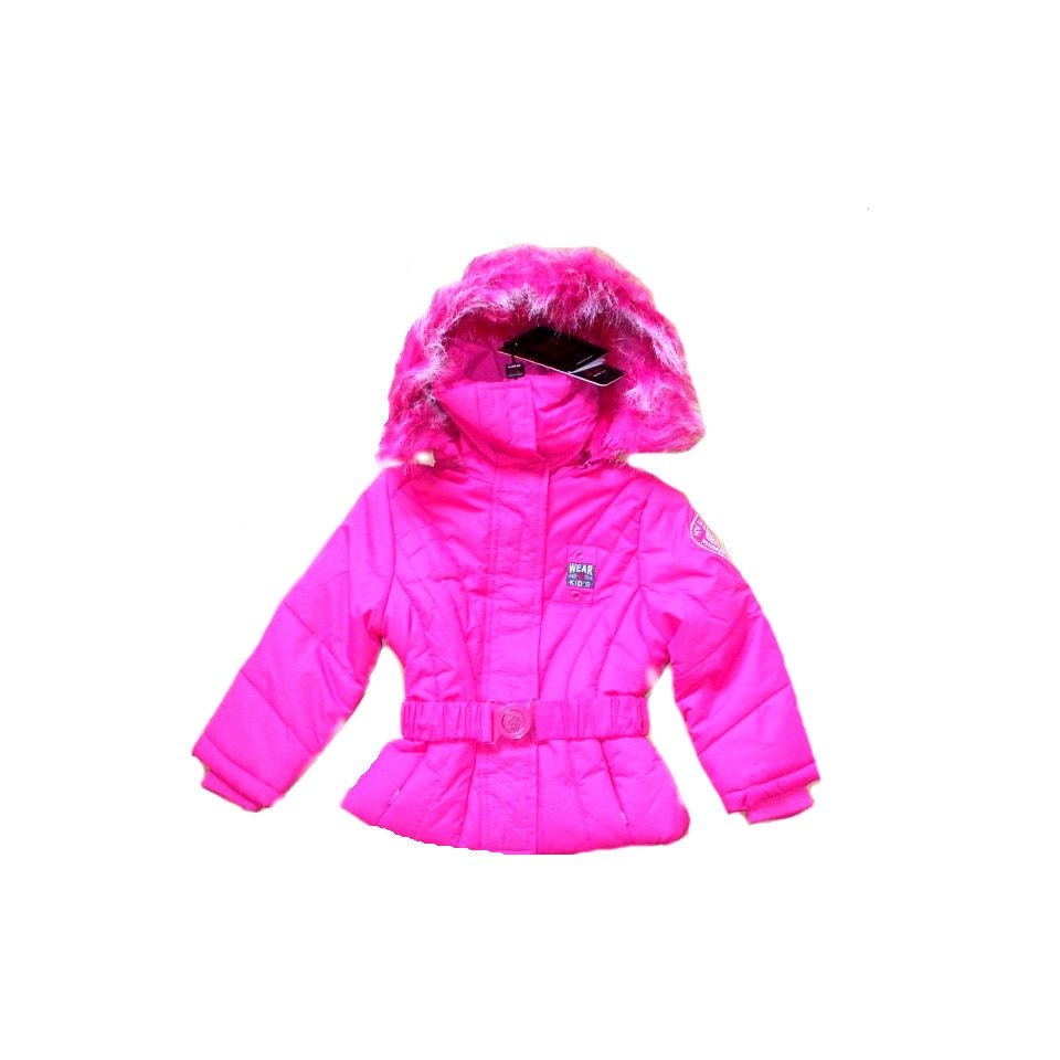 Geaca de iarna fete Inkastyl culoare roz inchis marime 3 ani
