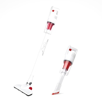 Aspirator vertical cu cablu, 400W, Zgomot redus, 14.000PA, 220V, Alb/Rosu Aspirator vertical cu cablu, 400W, Zgomot redus, 14.000PA, 220V, Alb/Rosu