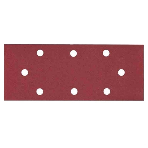 Set foi abrazive dreptunghi, 280x115 mm, 8 gauri, granulatie 60, 10 bucati 180106