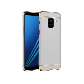 Husa 3 in 1 Luxury pentru Galaxy J6 (2018) Silver Husa 3 in 1 Luxury pentru Galaxy J6 (2018) Silver