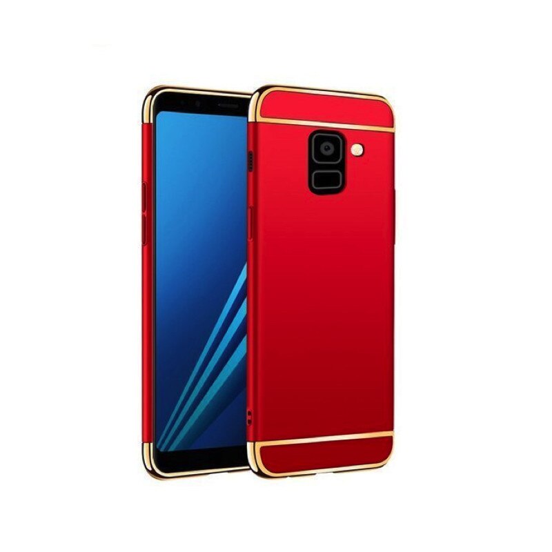 Husa 3 in 1 Luxury pentru Galaxy J6 (2018) Red
