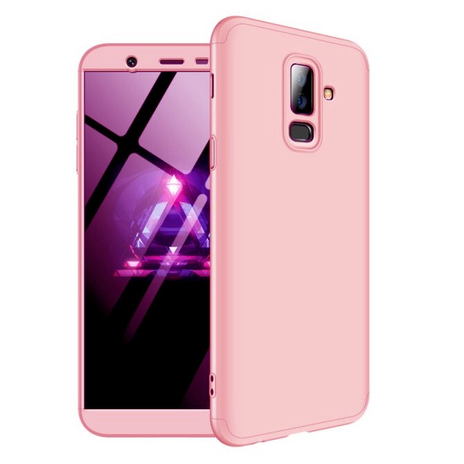 Husa 360 pentru Galaxy J6 (2018) Rose Gold