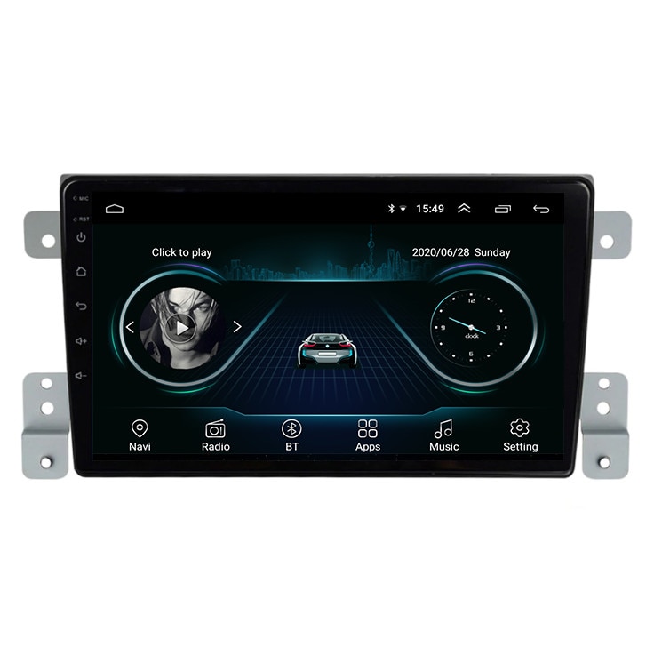 Navigatie Suzuki Grand Vitara 2005-2015, Android 9.1, QUADCORE, 1GB RAM + 16 ROM, 9 Inch - AD-BGPVITARAMTK1GB