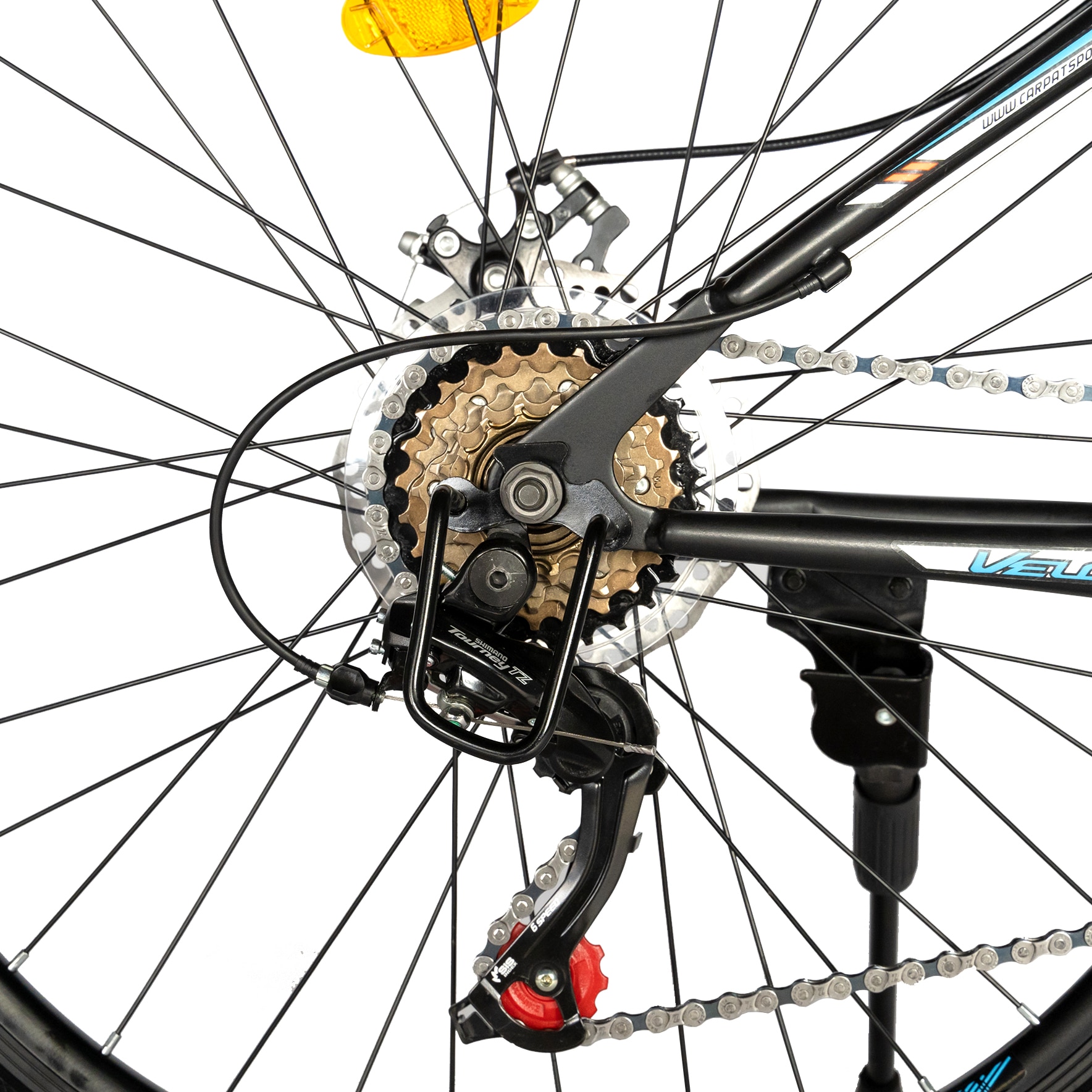 Upstream pay reap Bicicleta MTB de munte VELORS Challenge JSX2610, echipare Shimano,  suspensie fata, roata 26 inch, frana tip DISC fata/spate, 18 VITEZE,  negru/alb/rosu - eMAG.ro