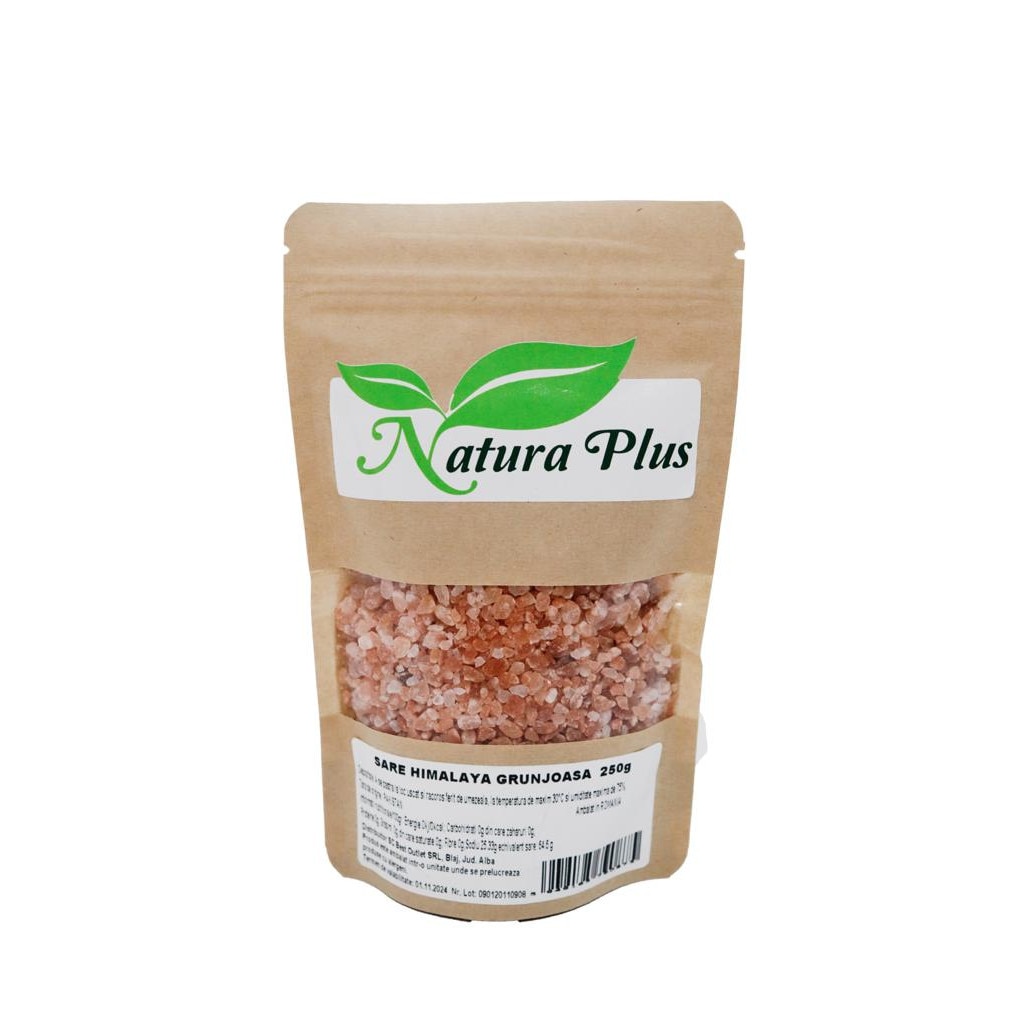 Sare Himalaya grunjoasa 250 G Natura Plus