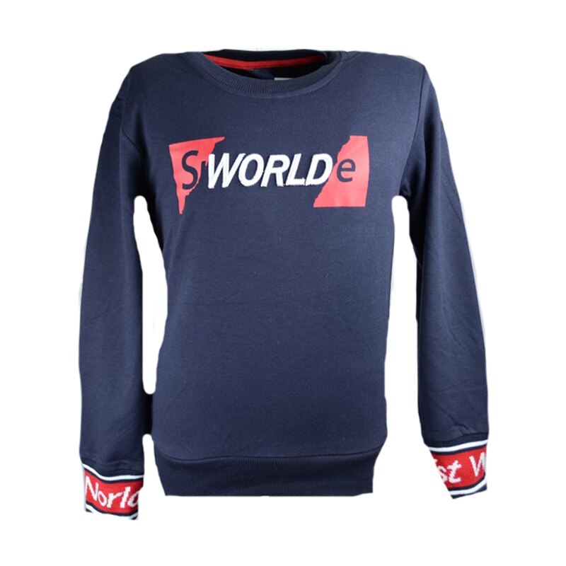 Bluza cu maneca lunga pentru baieti Happy House HB-2278-1, Bleumarin