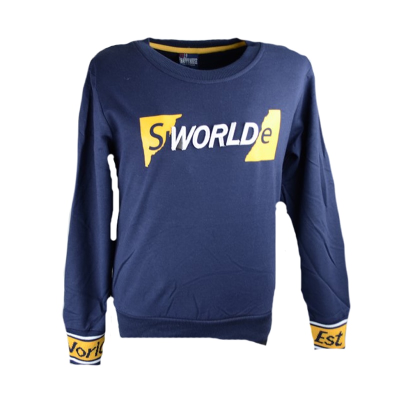 Bluza cu maneca lunga pentru baieti Happy House HB-2278-2, Bleumarin