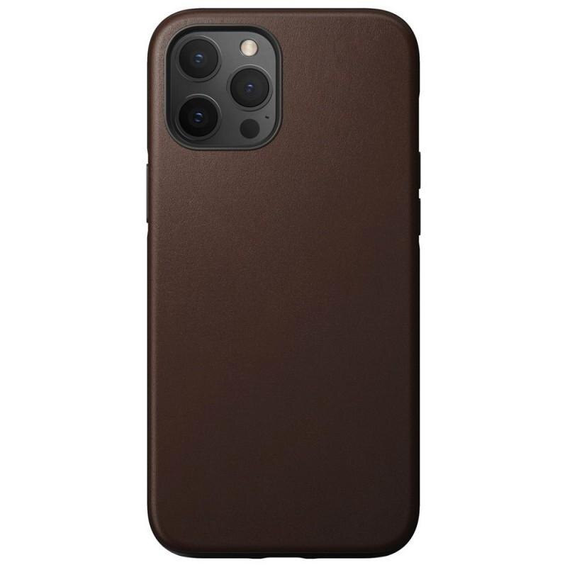 Carcasa din piele naturala NOMAD Rugged iPhone 12 Pro Max Brown