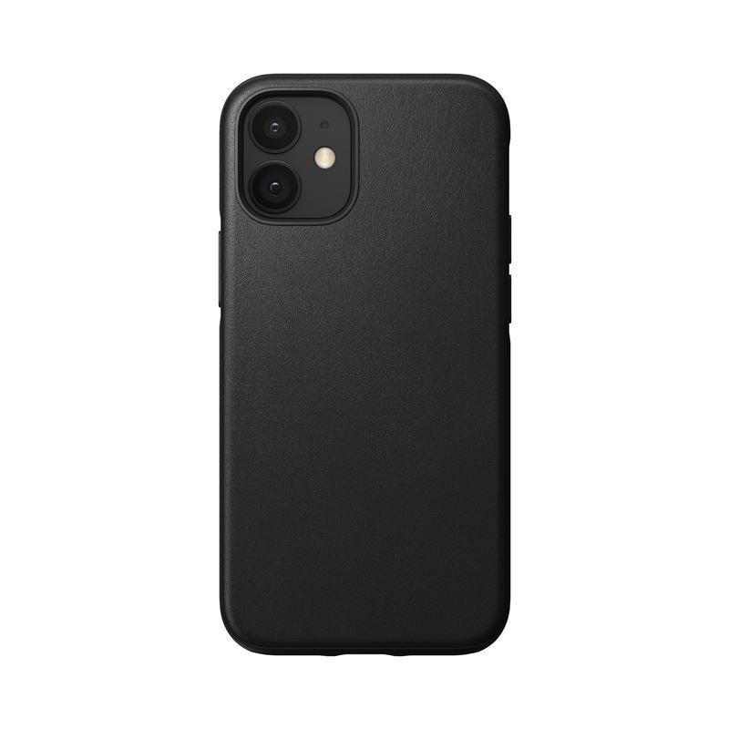 Carcasa din piele naturala NOMAD Rugged iPhone 12 Mini Black