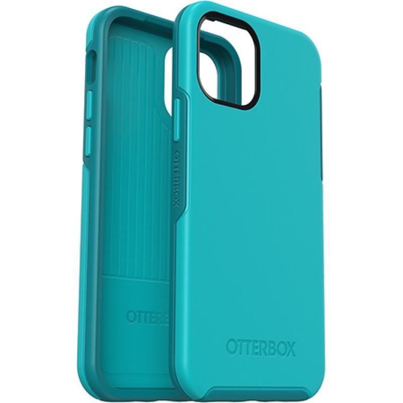 Carcasa antimicrobiana Otterbox Symmetry iPhone 12/12 Pro Rocky Candy Blue