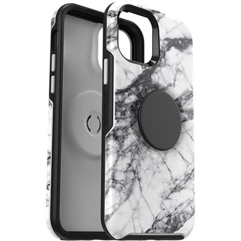 Carcasa Otterbox Pop Symmetry iPhone 12/12 Pro White Marble