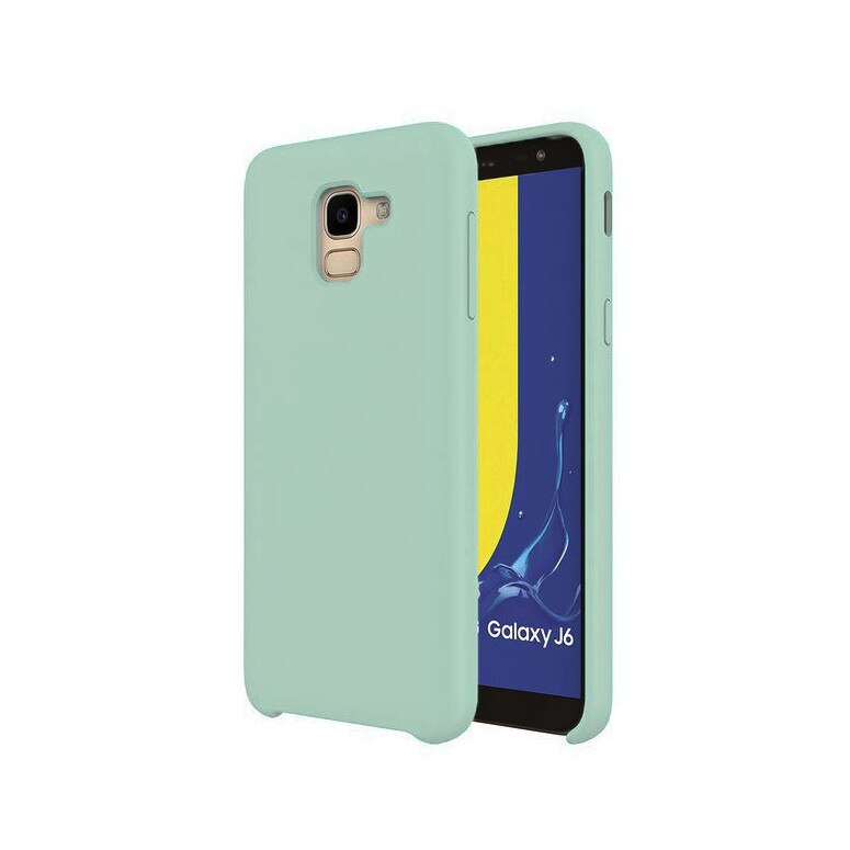 Husa Silicon Premium pentru Galaxy J6 Plus (2018) Baby Blue