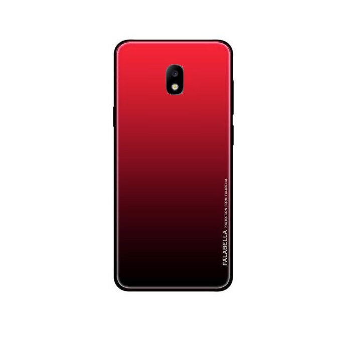 Husa Hybrid Back Degrade pentru Galaxy J7 (2017) Red