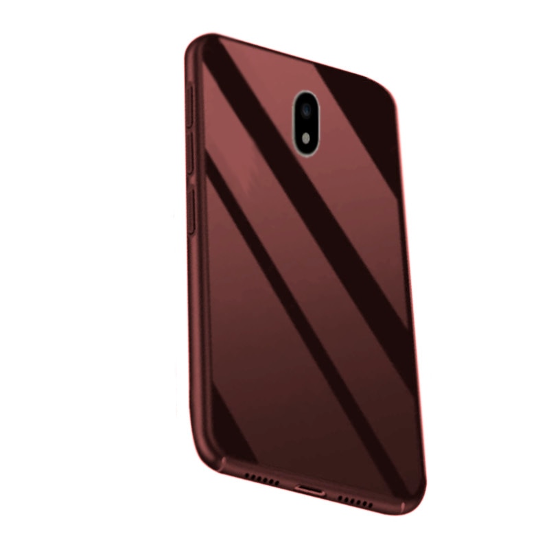 Husa 360 Mirror pentru Galaxy J7 (2017) Red