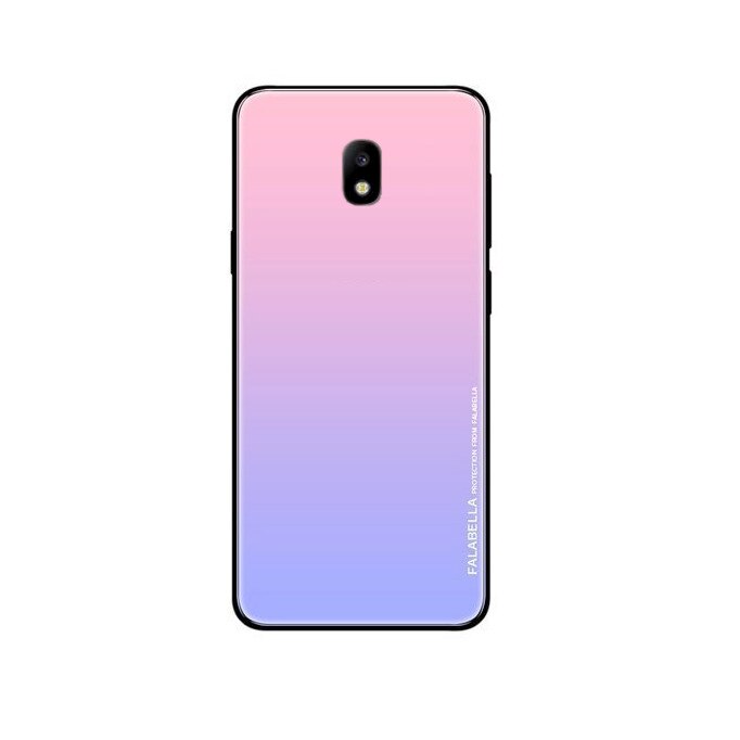 Husa Hybrid Back Degrade pentru Galaxy J7 (2017) Pink