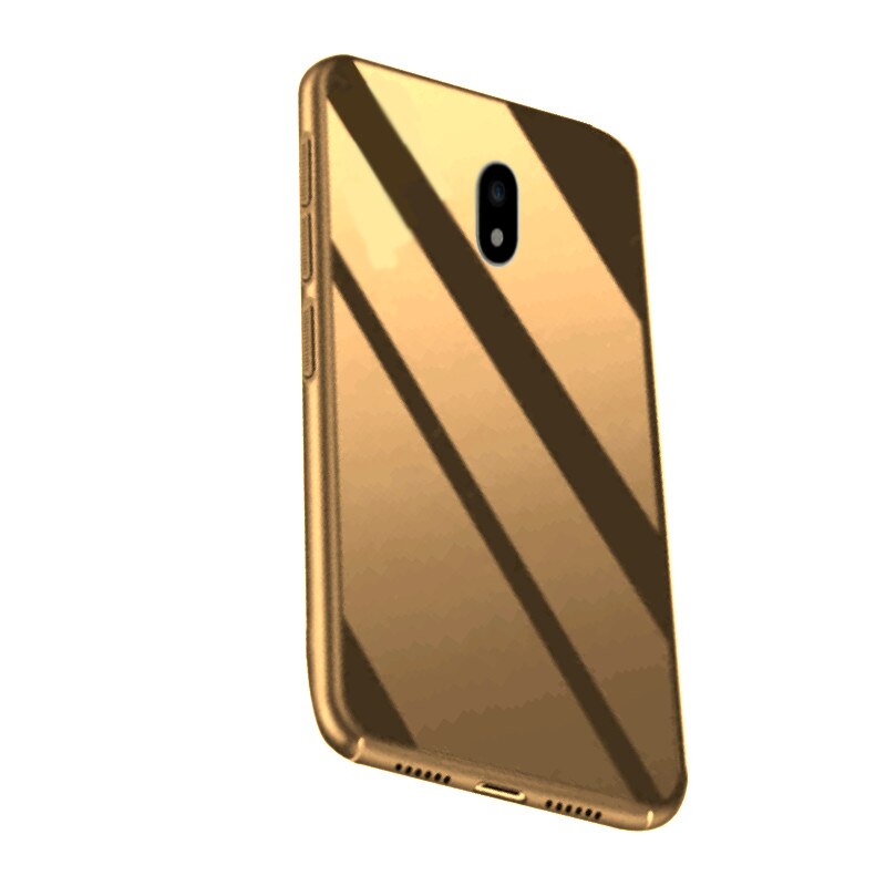 Husa 360 Mirror pentru Galaxy J7 (2017) Gold