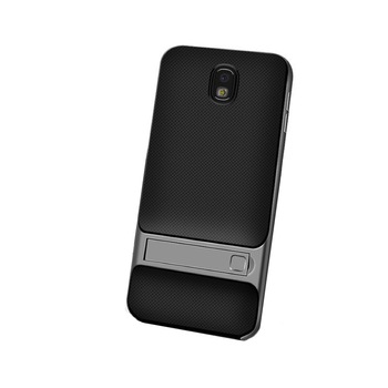 Husa Rock Royce Stand pentru J7 (2017) Gunmetal Husa Rock Royce Stand pentru J7 (2017) Gunmetal