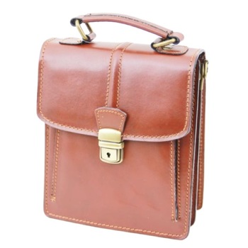 Geanta barbati din piele naturala, caza 702 maro coniac Geanta barbati din piele naturala, caza 702 maro coniac