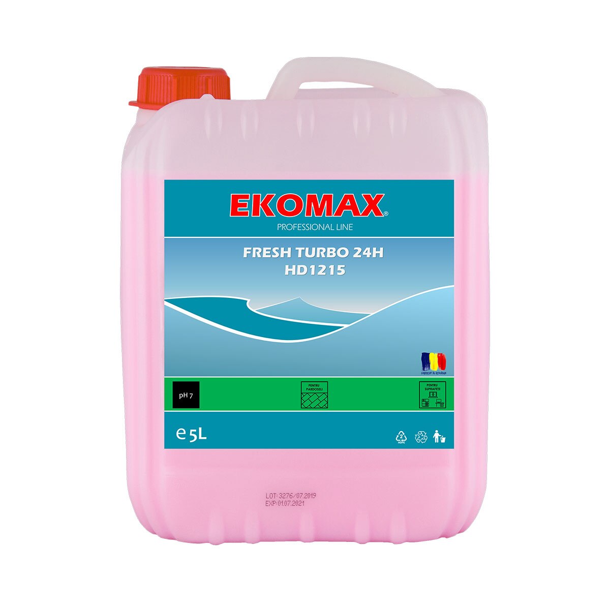 Detergent pardoseli Fresh Turbo 24H, Canistra 5 litri