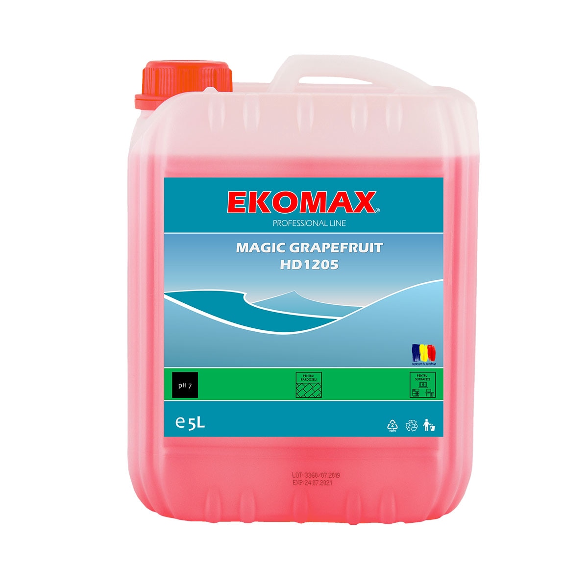 Detergent pardoseli Magic Grapefruit, Canistra 5 litri